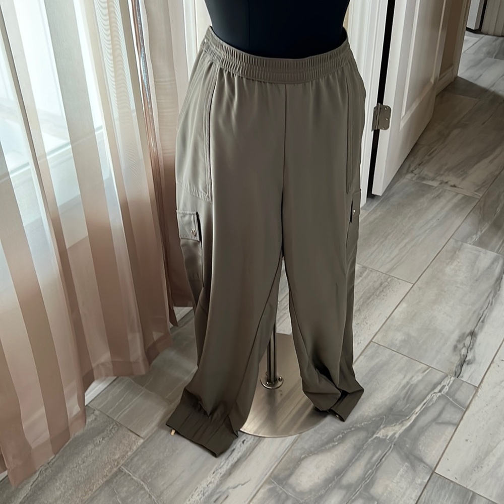 Chicos Black Label taupe ankle pants